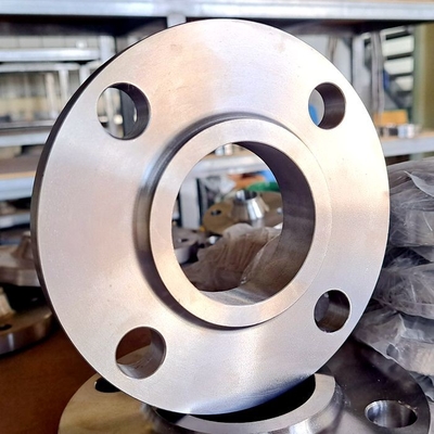 DN100 Class150 PN10 GR2 Titanium Flange Sandblasting Chemical Forging Weld Neck Flange WN