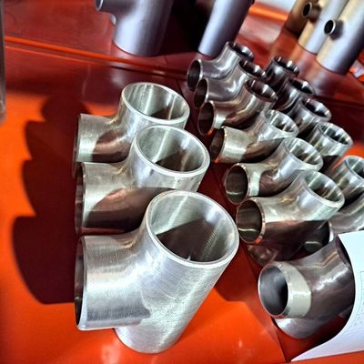 Corrosion Resistant Titanium Alloy Fittings Titanium Tee Pipeline
