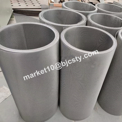 Expanded Titanium Mesh Plate For MMO Titanium Anode Mesh Ionic Membrane Electrolyzer