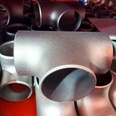 Lighe Silver Gray Straight Titanium Pipe Fittings -0.8-8.0mm In ASME B16.5