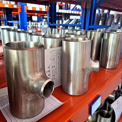 Corrosion Resistant Titanium Alloy Fittings Titanium Tee Pipeline